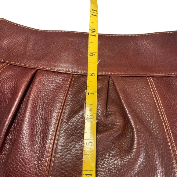 Coronado Brown Leather American Hobo Concealed Carry CCW Purse Shoulder Bag - Picture 12 of 14